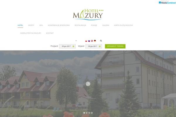 Site using Gdlr-hotel plugin