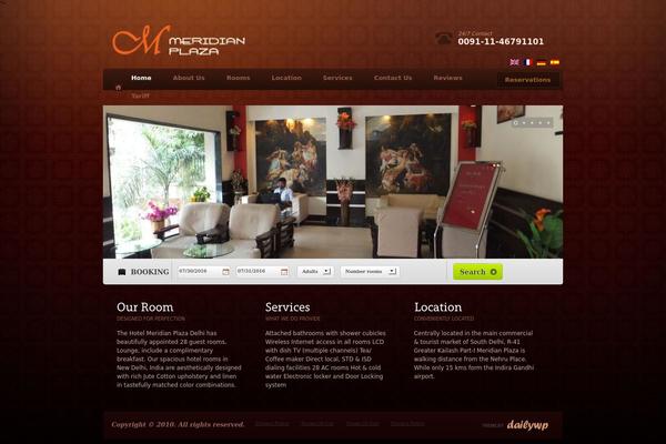 hotelmeridianplaza.com site used Hotelpress_single