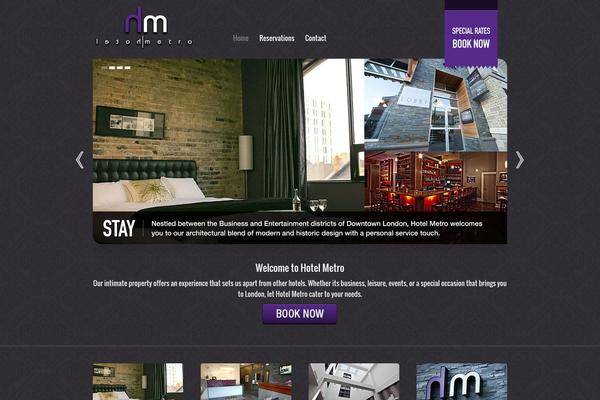 Guesthouse theme site design template sample
