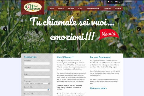 The Place theme site design template sample