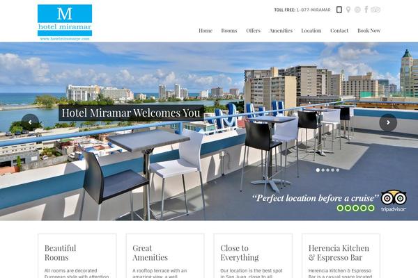 hotelmiramarpr.com site used PageLines