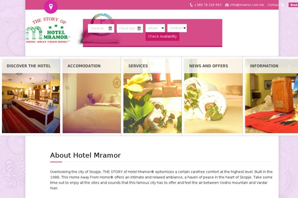 Soho Hotel theme site design template sample