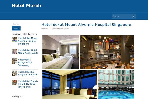 Academica theme site design template sample