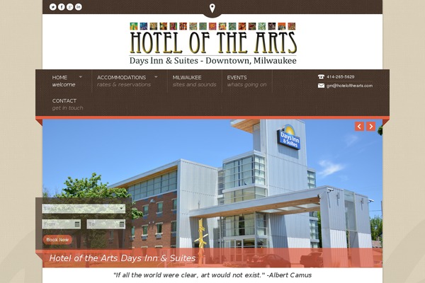 Nice Hotel theme site design template sample