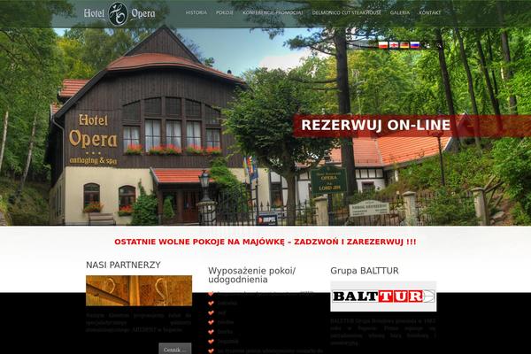 hotelopera.pl site used Hotel-xenia