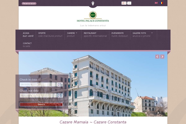 Nice Hotel theme site design template sample