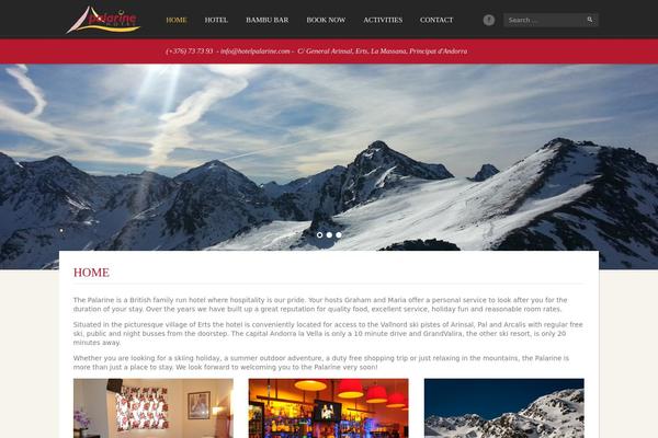 Anchor theme site design template sample