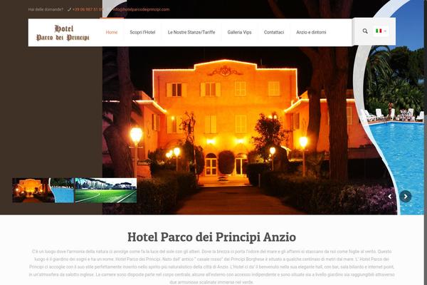 hotelparcodeiprincipi.com site used BeTheme Child