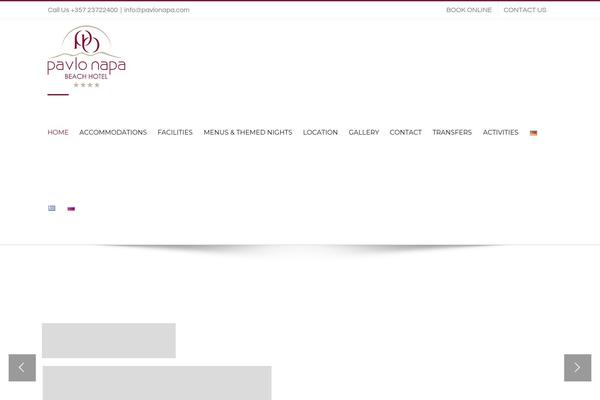 Site using Fusion-builder plugin