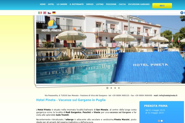 inFocus theme site design template sample