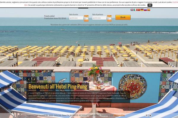 Lensa theme site design template sample