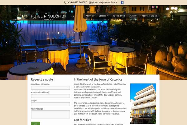 The Place theme site design template sample