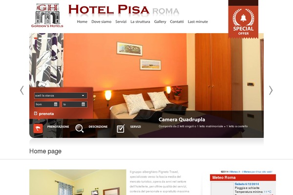 Guesthouse theme site design template sample