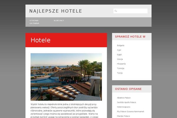 hotelplanet.pl site used WP Barrister
