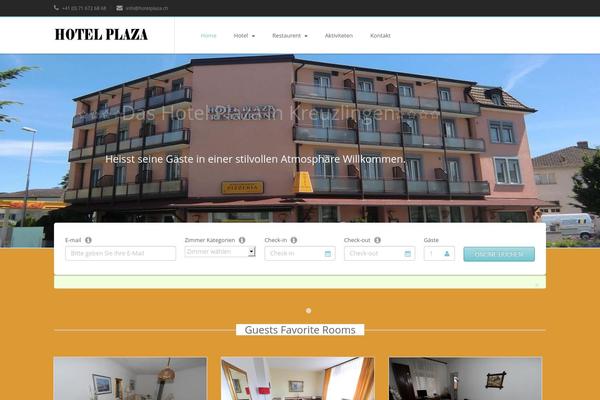 Starhotel theme site design template sample