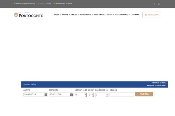 Site using Opal-hotel-room-booking plugin