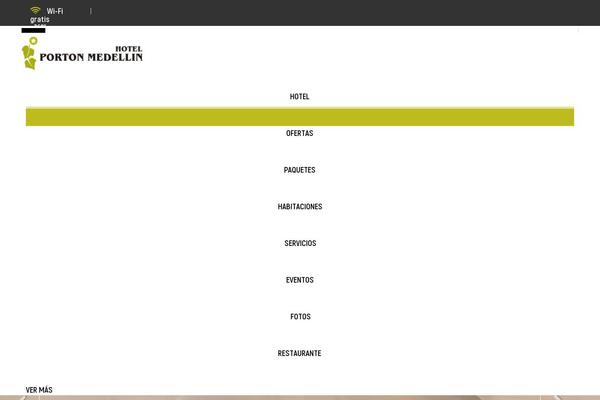 hotelportonmedellin.com site used Simtheme