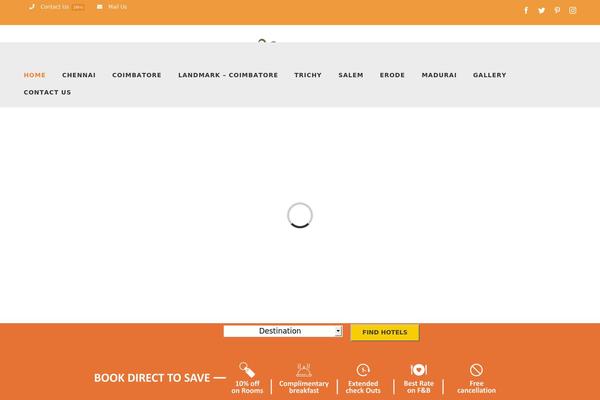 Site using Hotel-booking plugin