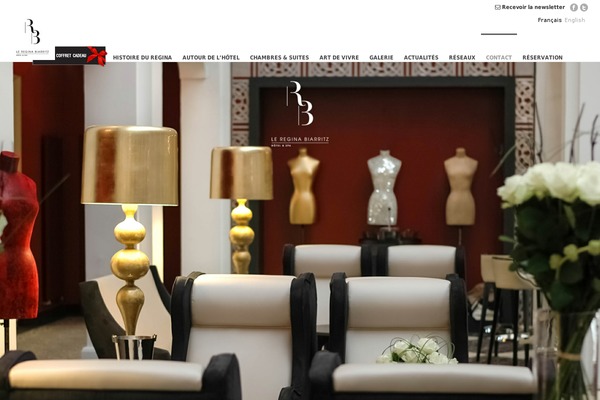 hotelregina-biarritz.com site used Regina