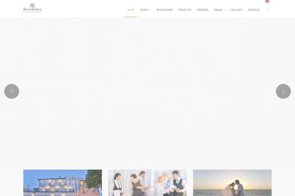 hotelresidence.pl site used Caruso