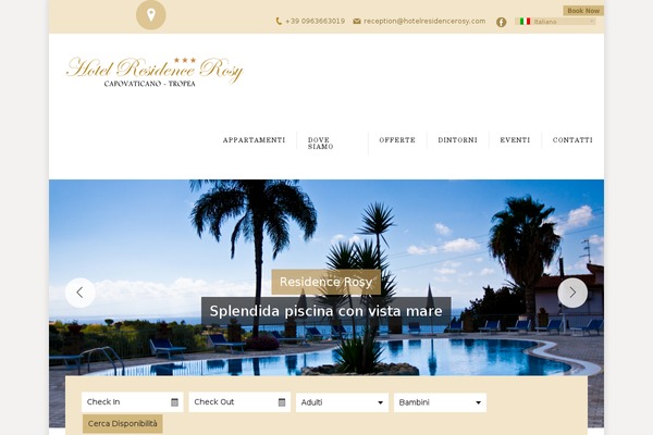 Soho Hotel theme site design template sample