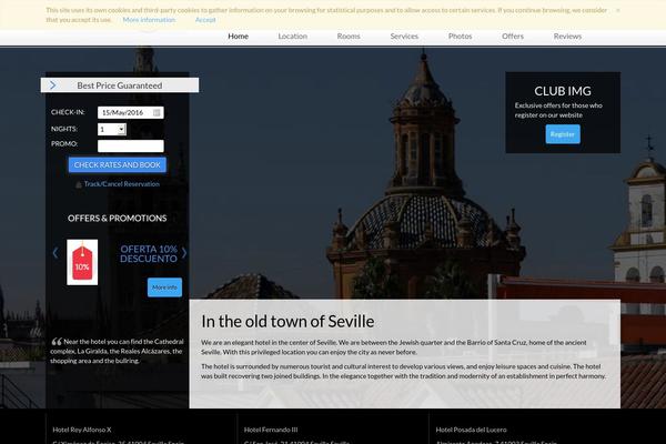 hotelreyalfonsox.es site used Hotel-rey-alfonso-x-2018
