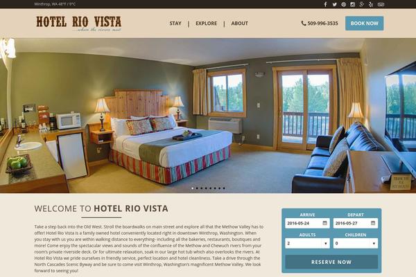 riovista theme websites examples