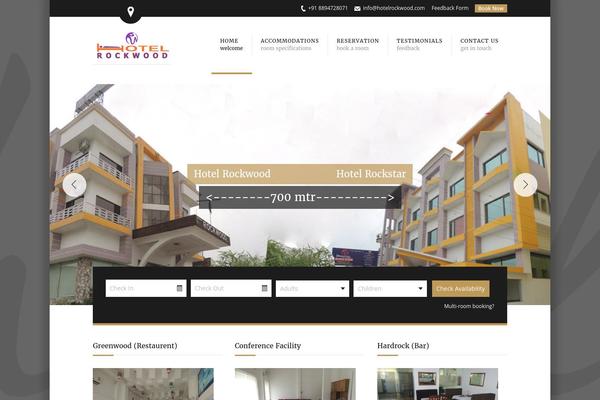 Soho Hotel theme site design template sample