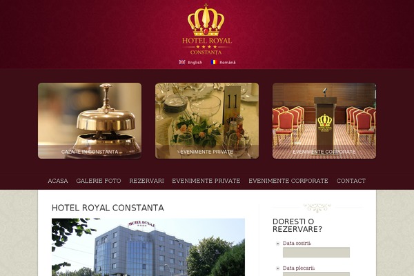 hotelroyal.ro site used Deluxe