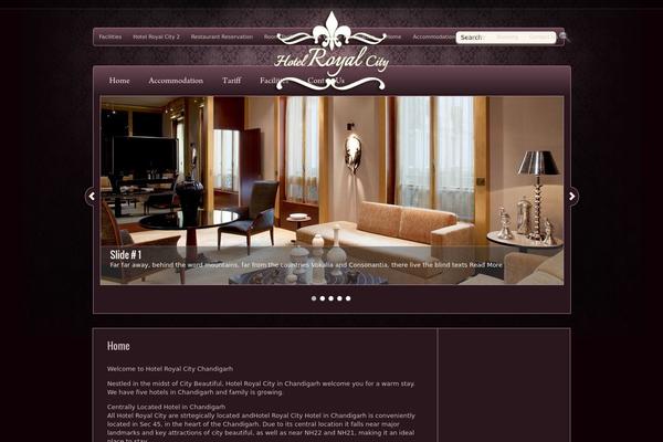 Nice Hotel theme site design template sample