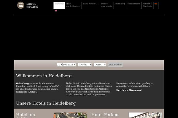 Villa theme site design template sample