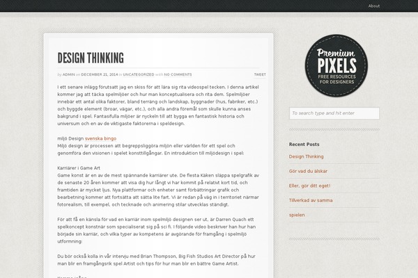 Premiumpixels theme site design template sample