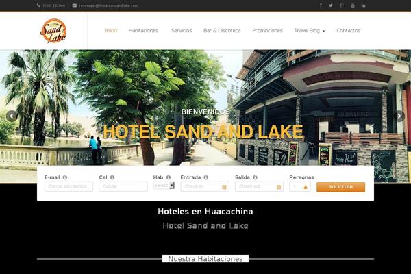 Starhotel theme site design template sample