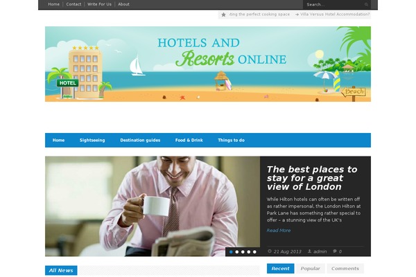 Megazine theme site design template sample