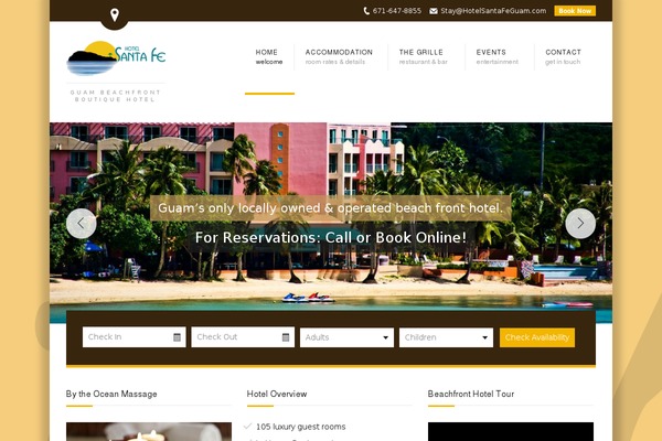 Soho Hotel theme site design template sample