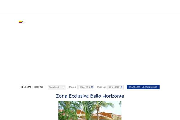 Site using Motopress-hotel-booking plugin