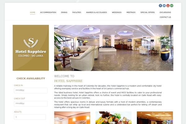 hotelsapphirelk.com site used Sapphire