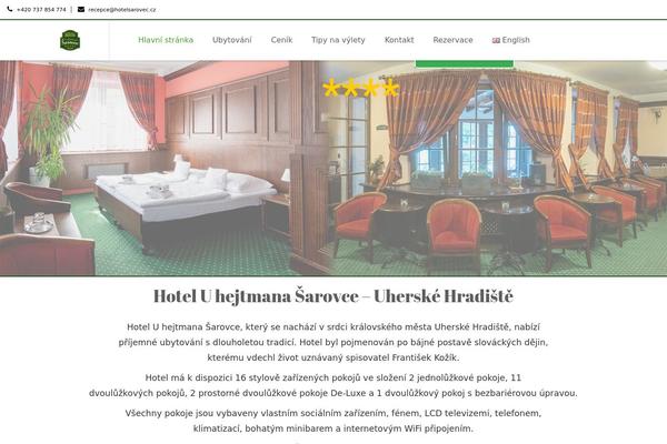 Starhotel theme site design template sample