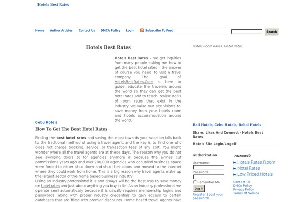 Site using Article Directory plugin