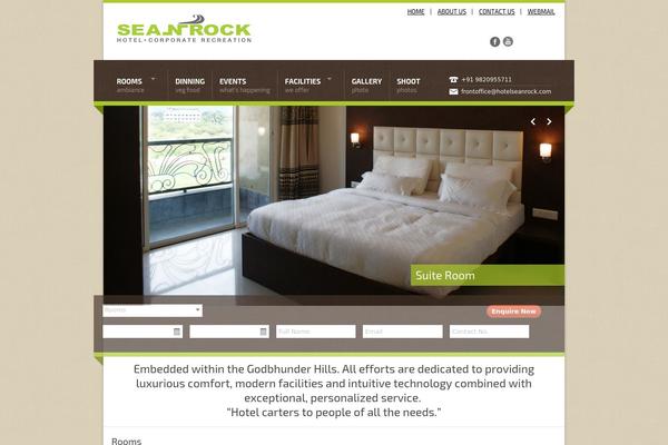 Nice Hotel theme site design template sample