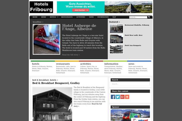 MH Magazine theme site design template sample