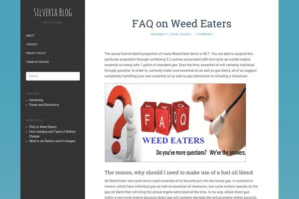 Flat theme site design template sample