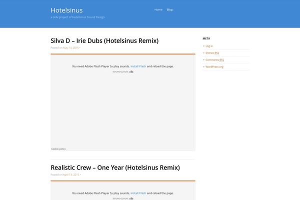 Skylark theme site design template sample