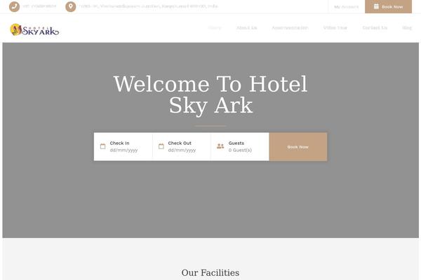 Site using Sohohotel-booking plugin