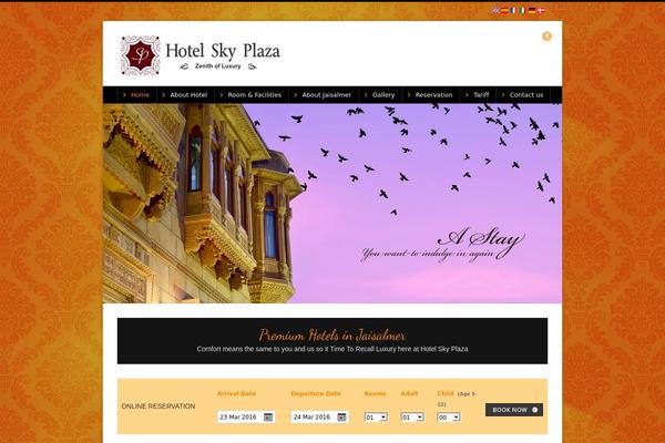 Hsp theme site design template sample