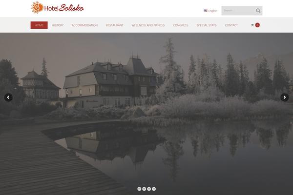 hotelsolisko.sk site used Maustheme