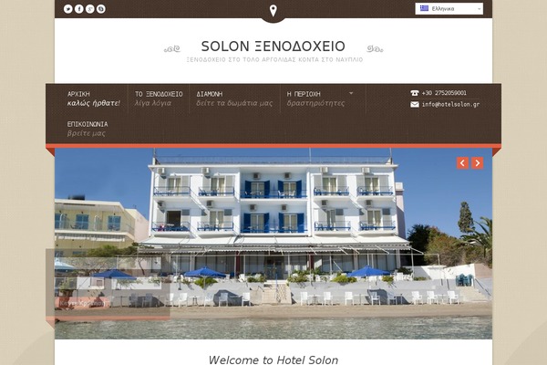 Nice Hotel theme site design template sample