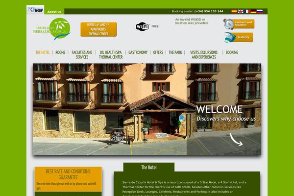 HotelCorregidor theme websites examples