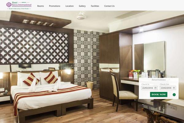 Influence theme site design template sample