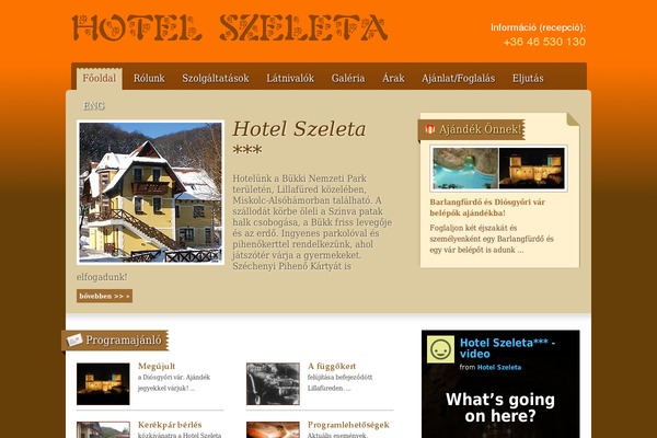 Gourmet theme site design template sample